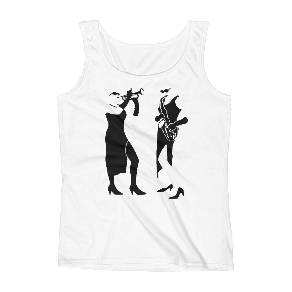 AB3 Ladies' Jazz Duet' Wht Tank