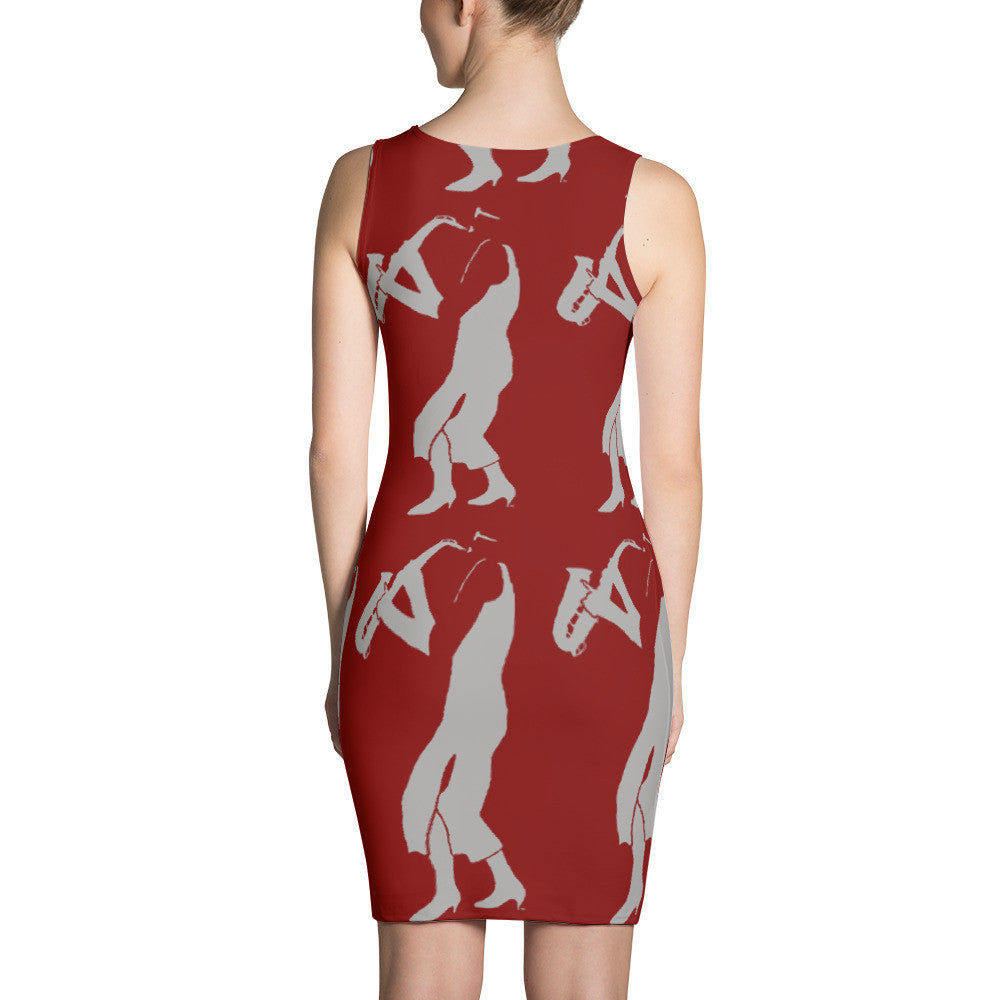 Sax Sublimation Cut & Sew Dress